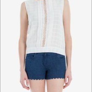 Max Studio London Cotton Denim Shorts